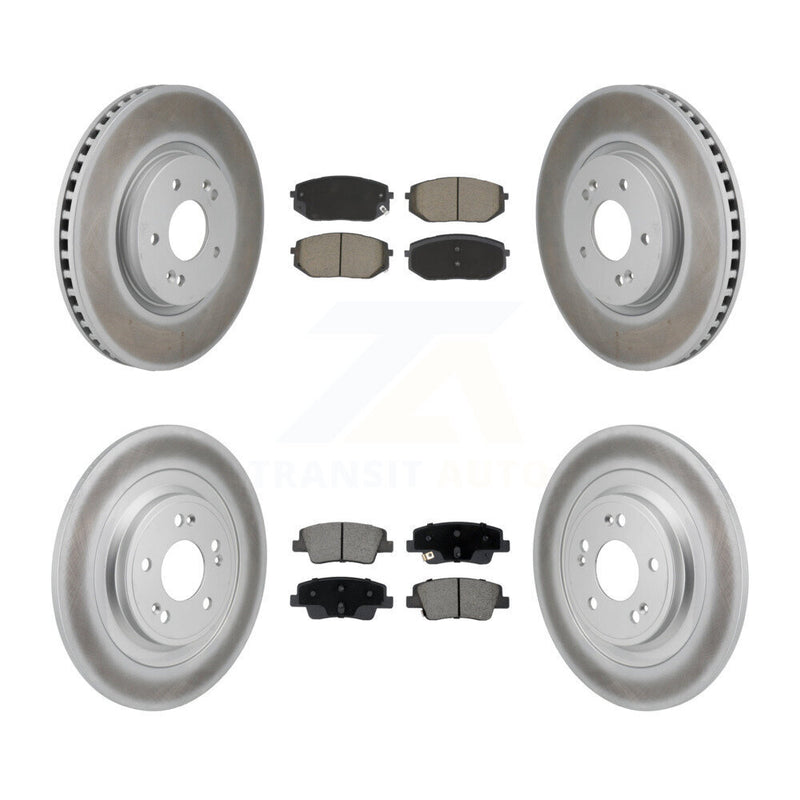 Transit Auto KGC-102735 Disc Brake Kit for 2022-2023 Hyundai Ioniq 6, Kia EV6, Hyundai Ioniq 5 - Front and Rear