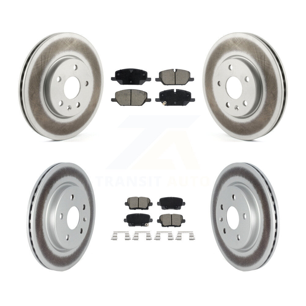 Transit Auto KGC-102748 Disc Brake Kit for 2020-2023 Buick Envision, Cadillac XT4 - Front and Rear