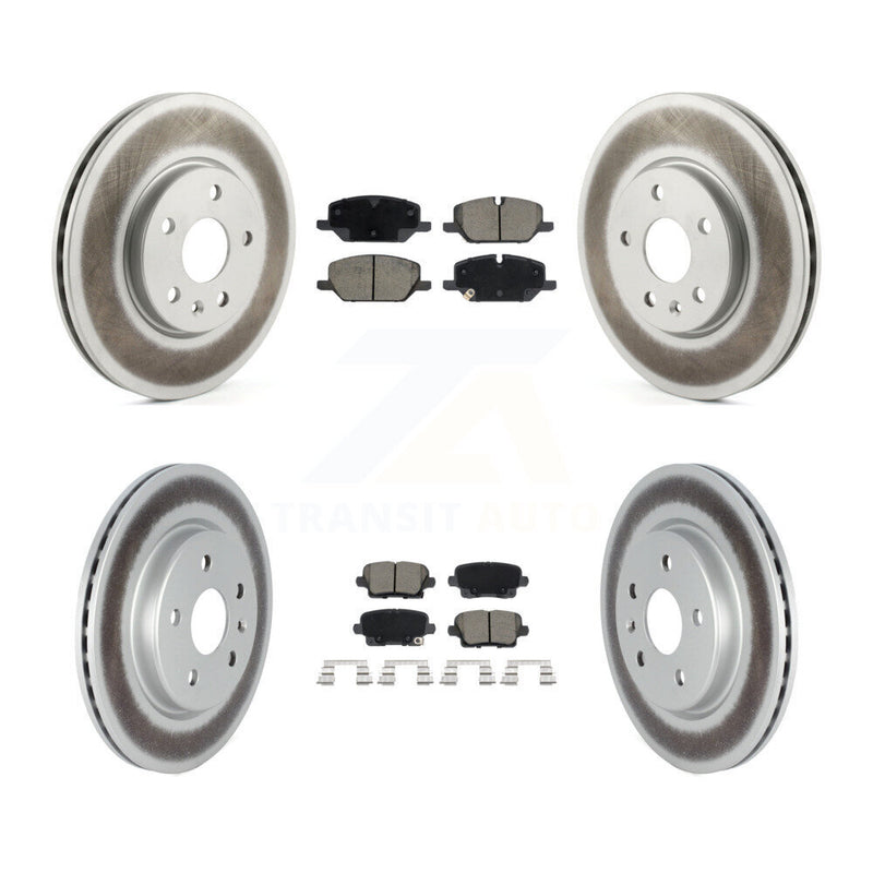 Transit Auto KGC-102748 Disc Brake Kit for 2020-2023 Buick Envision, Cadillac XT4 - Front and Rear