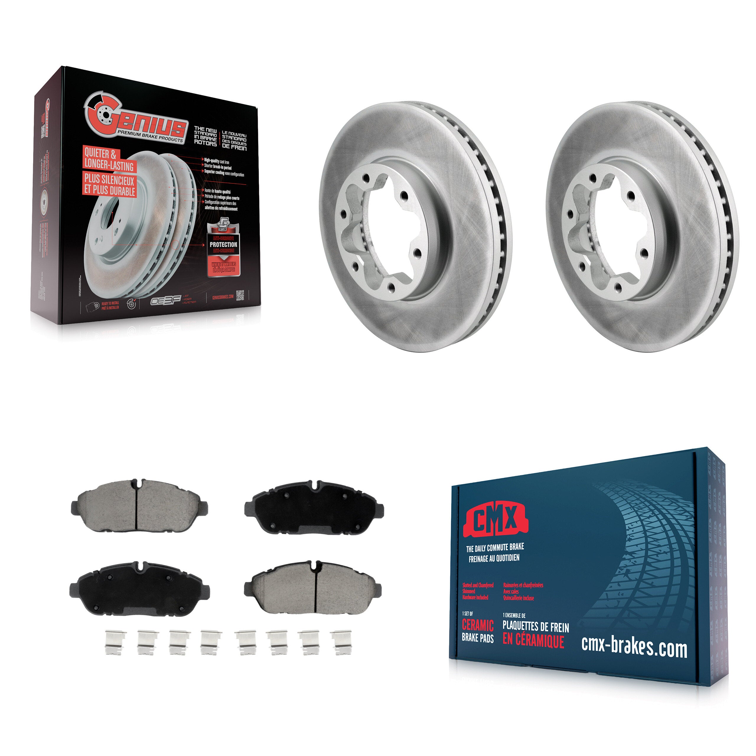 Transit Auto KGC-102753 Disc Brake Kit for 2020-2023 Ford Transit-150, Ford Transit-250, Ford Transit-350 - Front