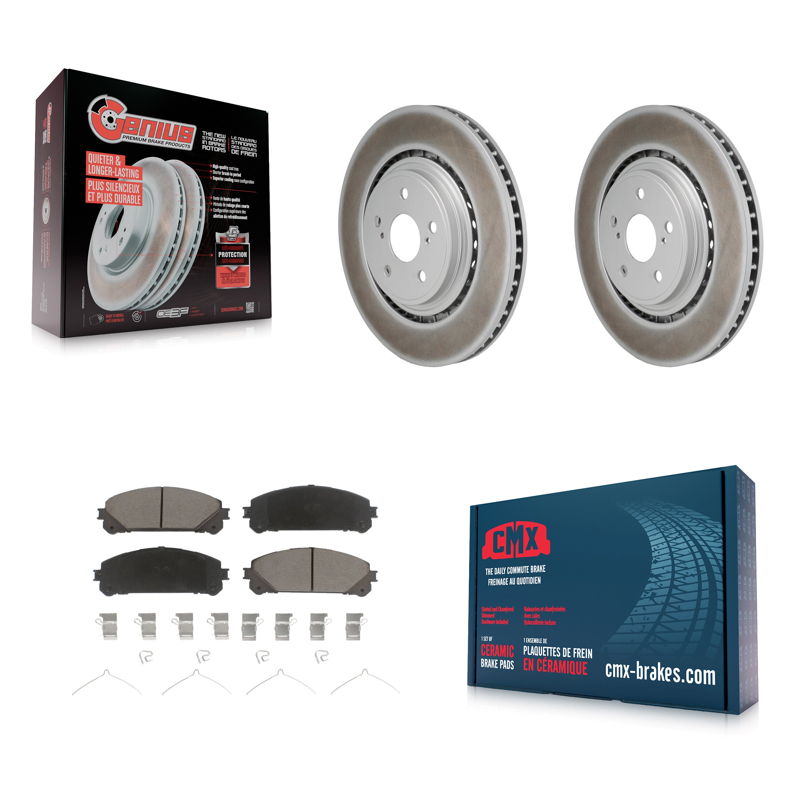 Transit Auto KGC-102768 Disc Brake Kit for 2020-2022 Toyota Highlander - Front