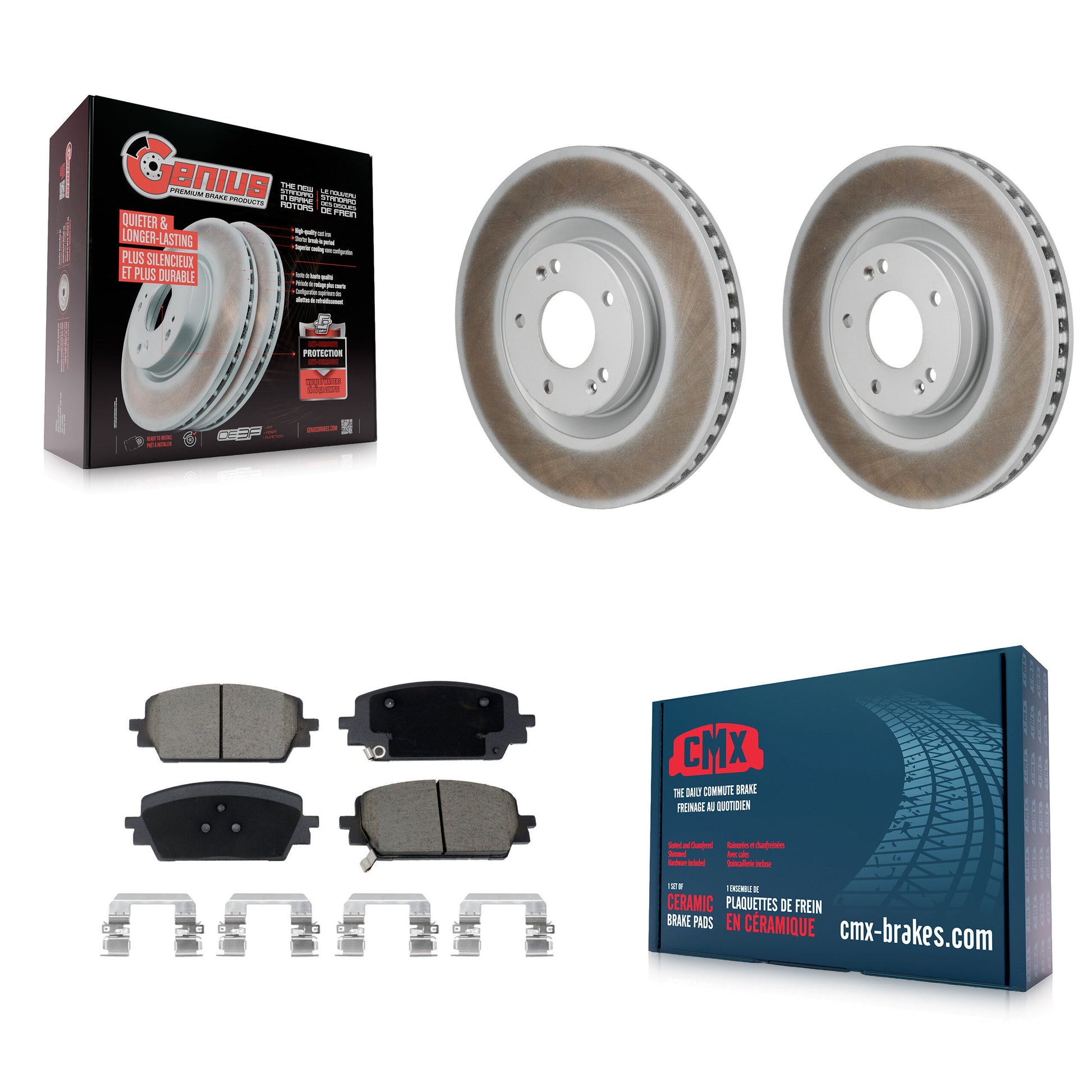 Transit Auto KGC-102777 Disc Brake Kit for 2021-2025 Hyundai Santa Cruz, Hyundai Santa Fe, Kia Sorento - Front