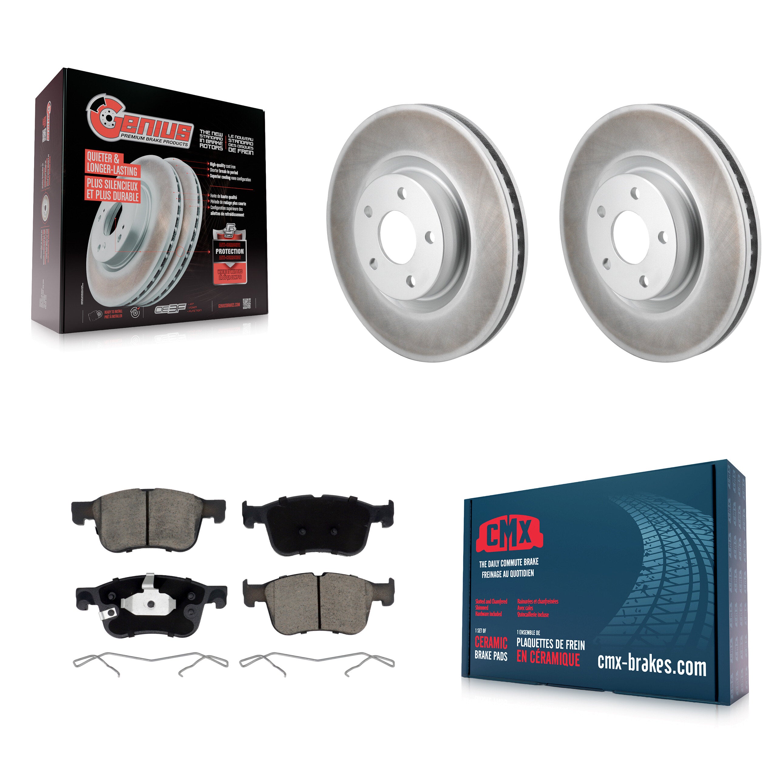 Transit Auto KGC-102779 Disc Brake Kit for 2020-2023 Ford Bronco Sport, Lincoln Corsair, Ford Escape - Front