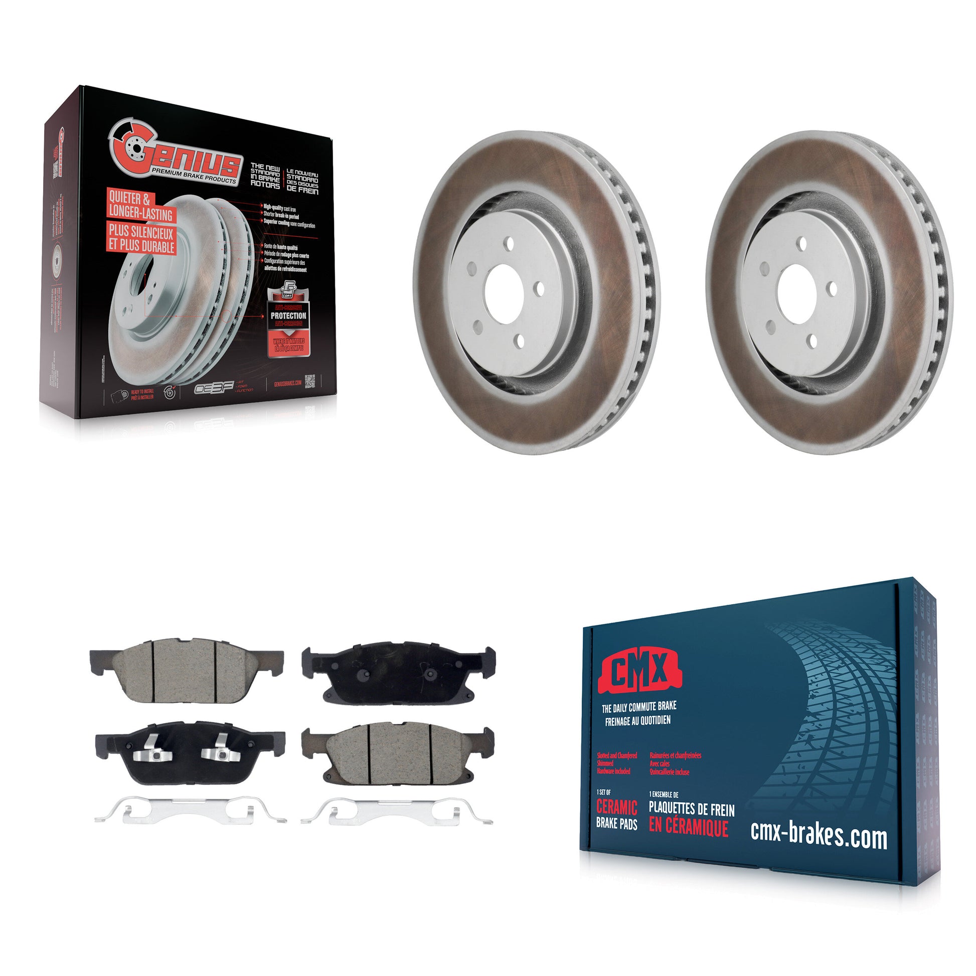 Transit Auto KGC-102781 Disc Brake Kit for 2019-2024 Ford Edge - Front