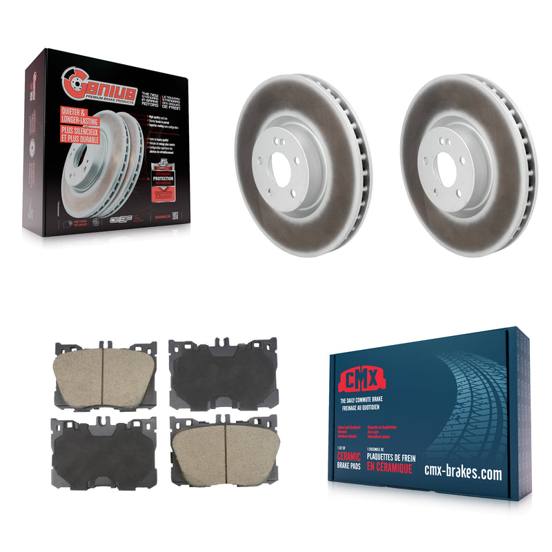 Transit Auto KGC-102788 Disc Brake Kit for 2016-2023 Mercedes-Benz C43 AMG, Mercedes-Benz E450 and More - Front