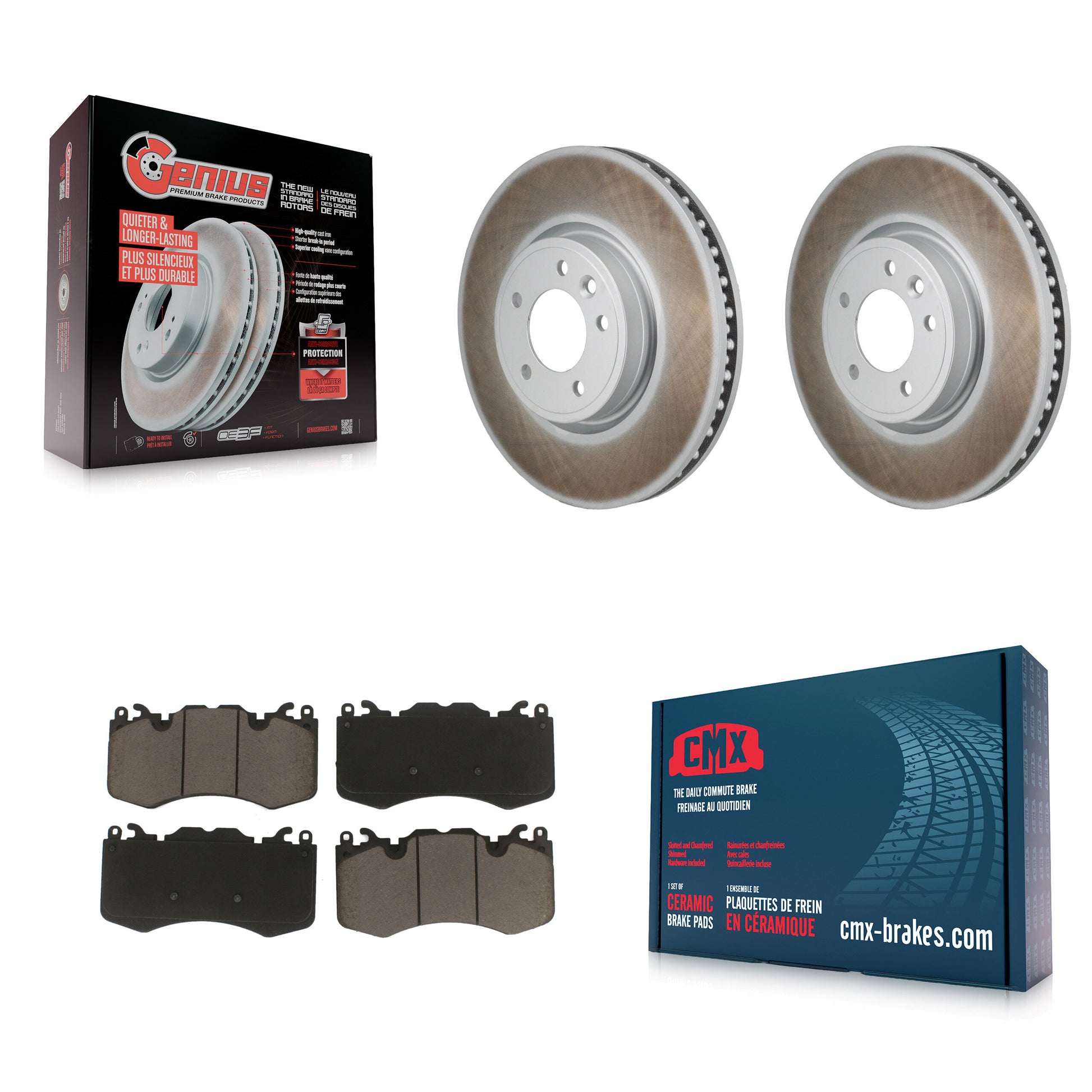 Transit Auto KGC-102791 Disc Brake Kit for 2020-2021 Land Rover Range Rover, Land Rover Range Rover Sport - Front