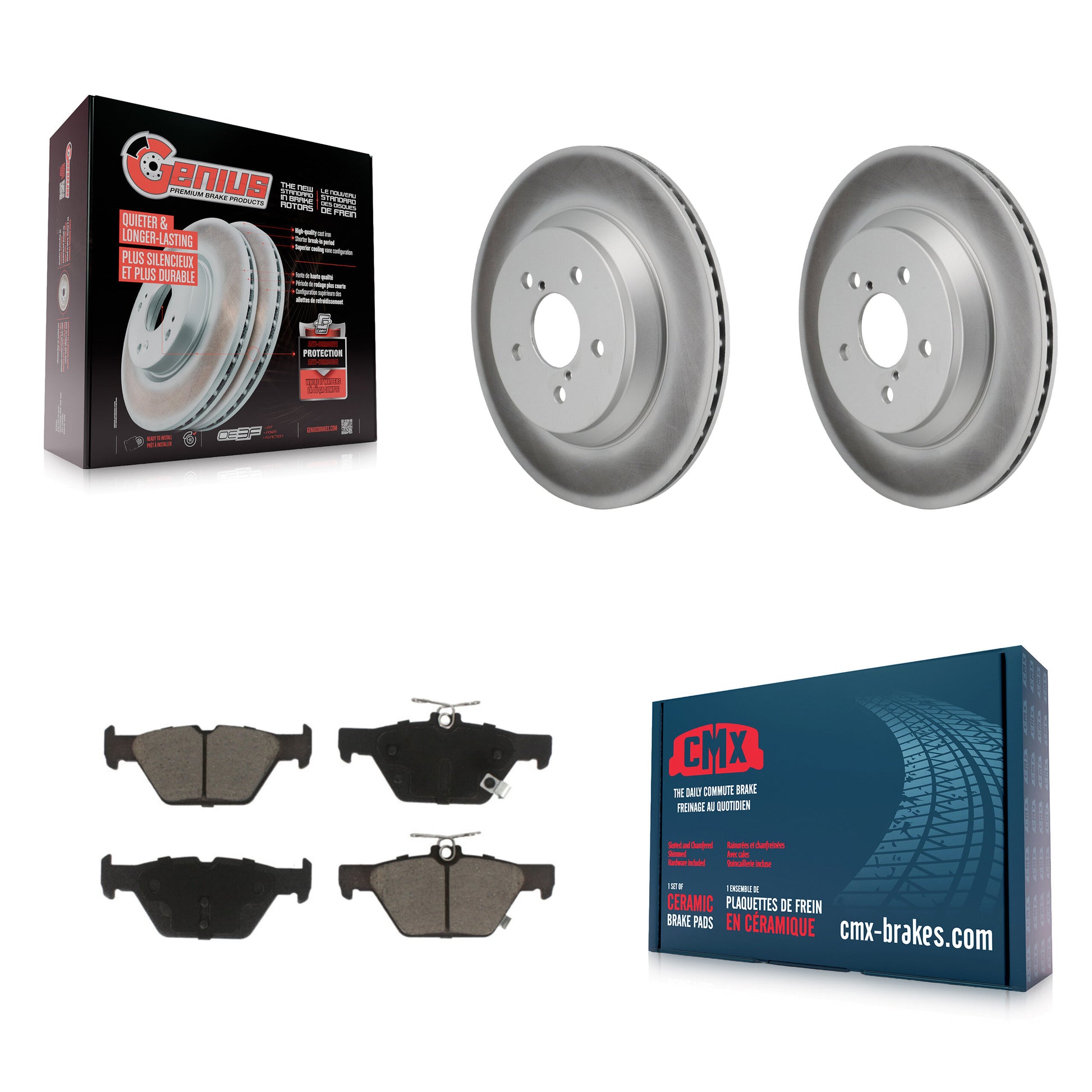 Transit Auto KGC-102813 Disc Brake Kit for 2021-2023 Subaru Crosstrek - Rear