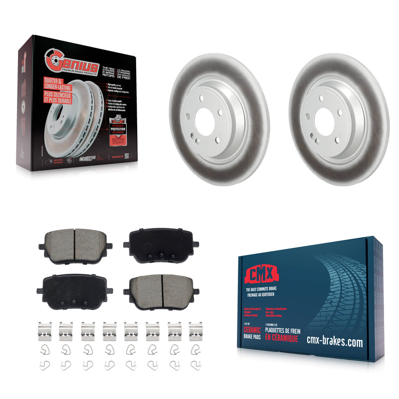 Transit Auto KGC-102819 Disc Brake Kit for 2020-2023 Mercedes-Benz EQB 300, Mercedes-Benz EQB 350 and More - Rear