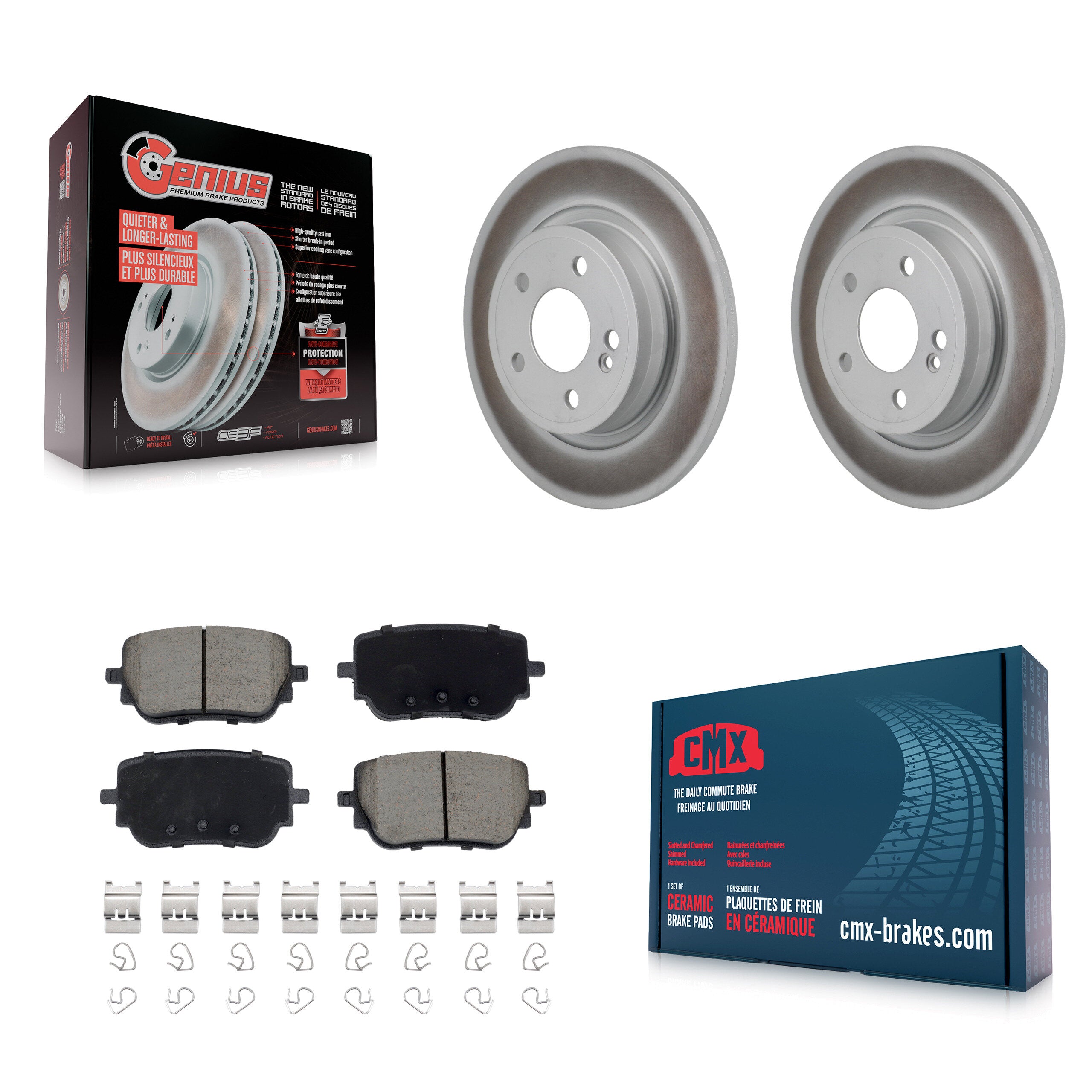 Transit Auto KGC-102822 Disc Brake Kit for 2019-2022 Mercedes-Benz A220 - Rear