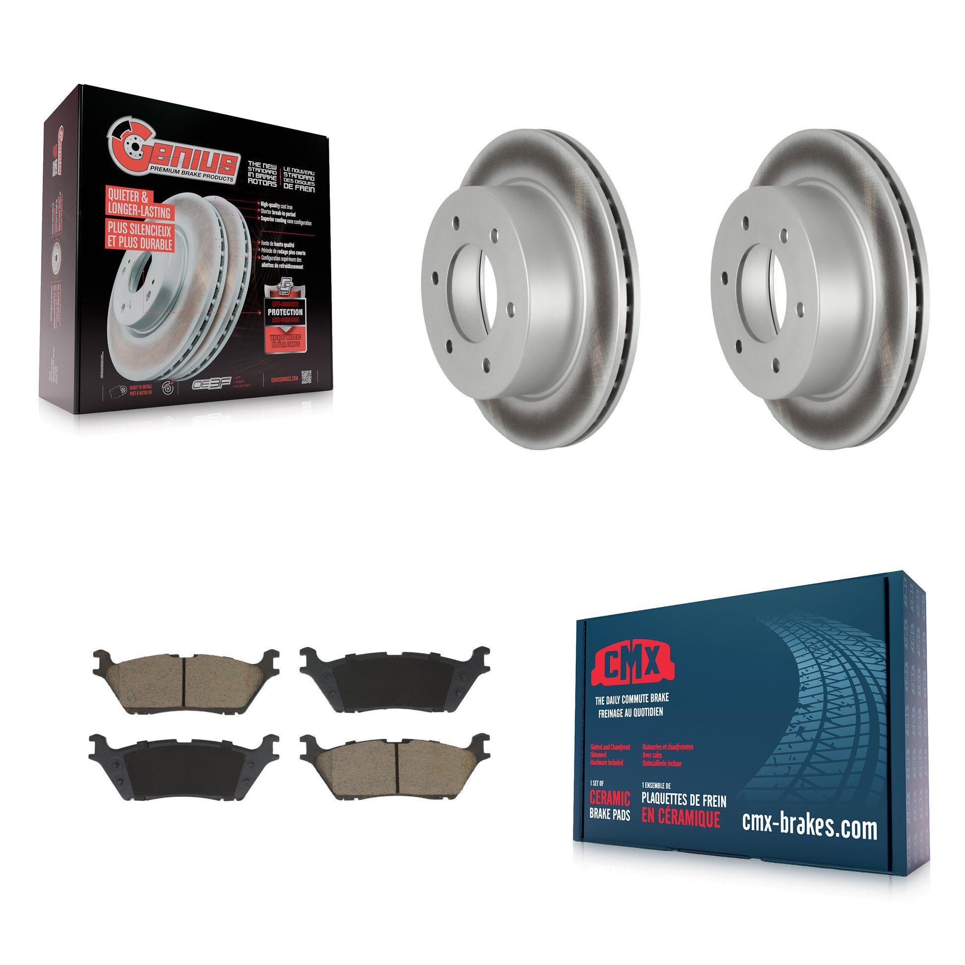 Transit Auto KGC-102841 Disc Brake Kit for 2022-2023 Ford Bronco - Rear