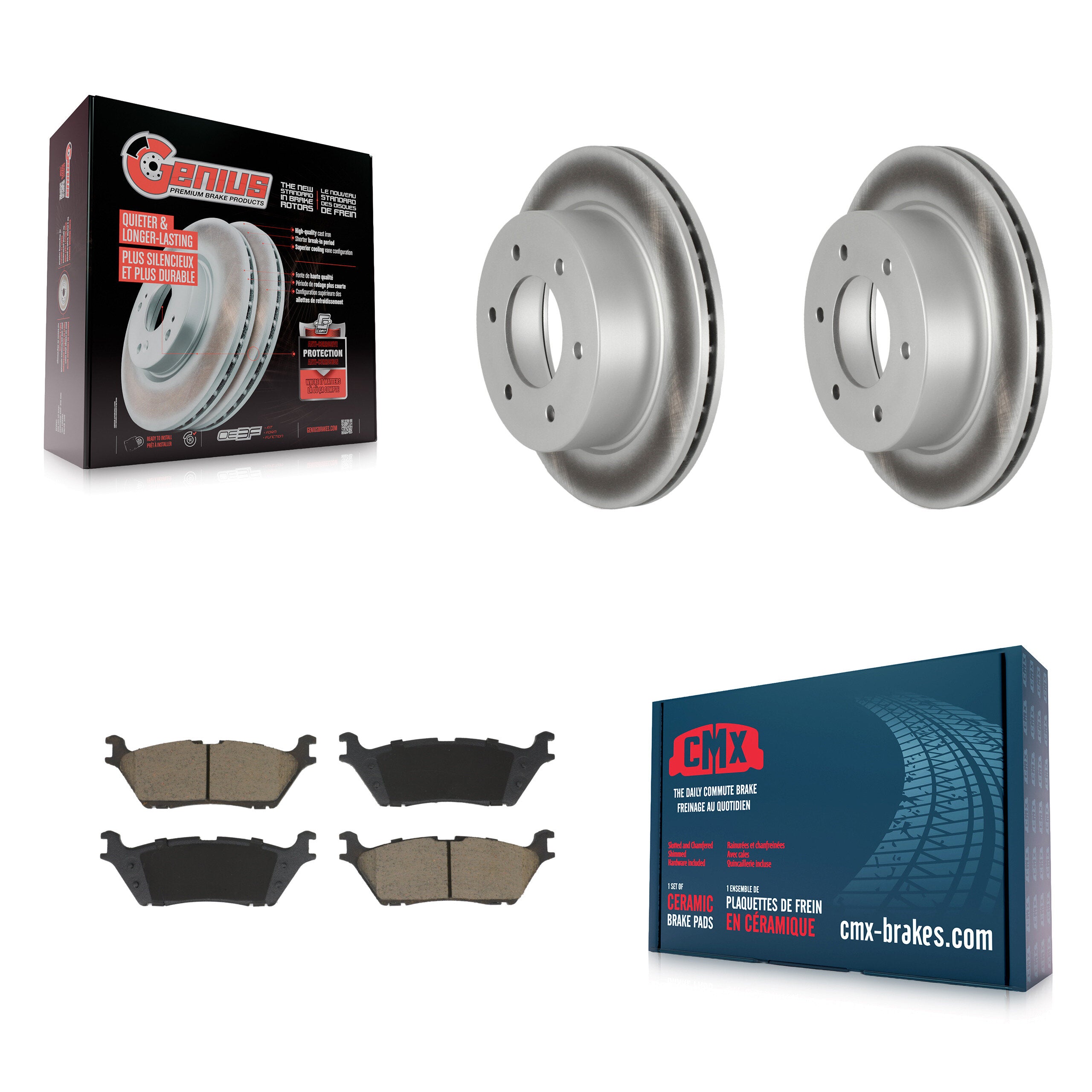 Transit Auto KGC-102841 Disc Brake Kit for 2022-2023 Ford Bronco - Rear
