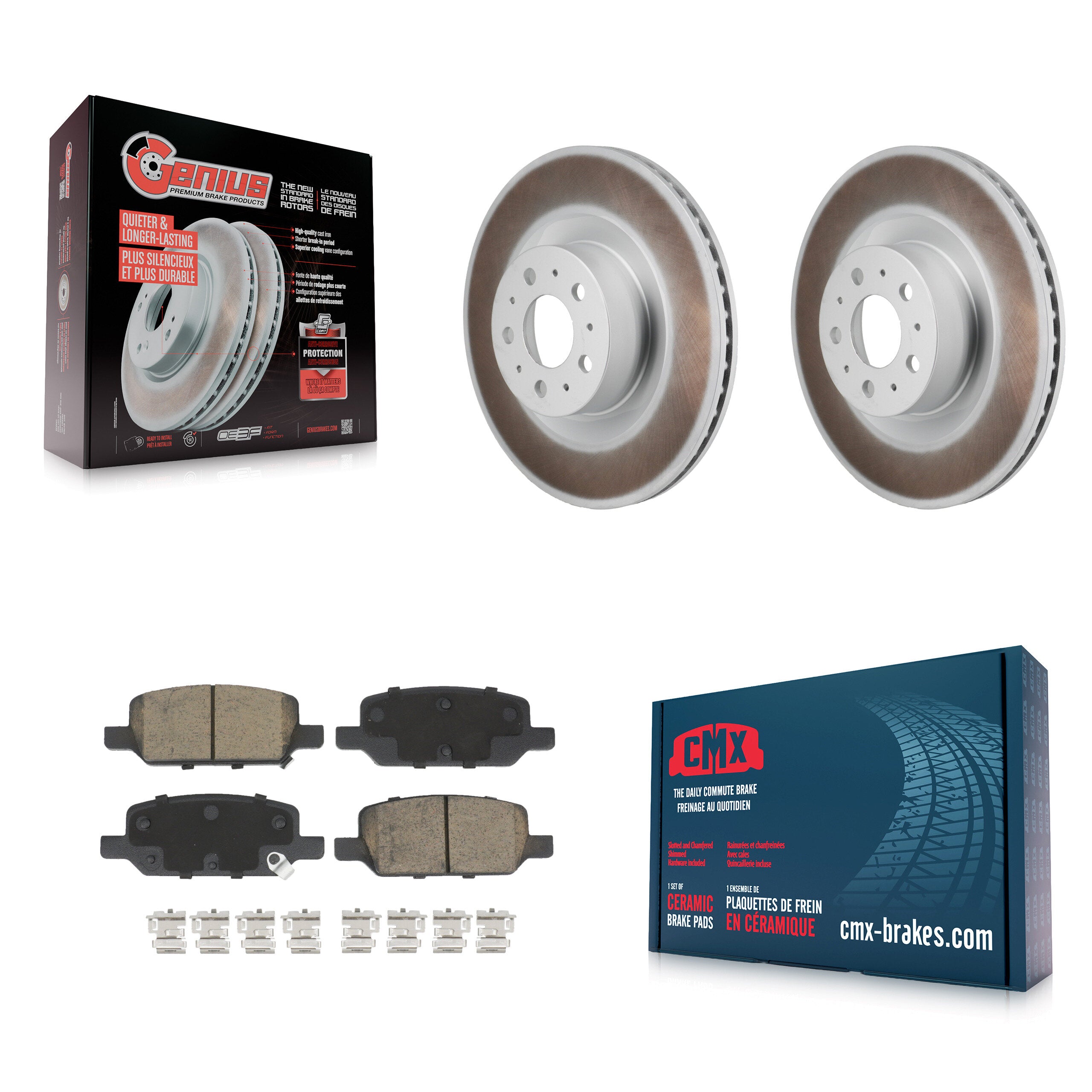 Transit Auto KGC-102858 Disc Brake Kit for 2020-2022 Tesla Y - Rear