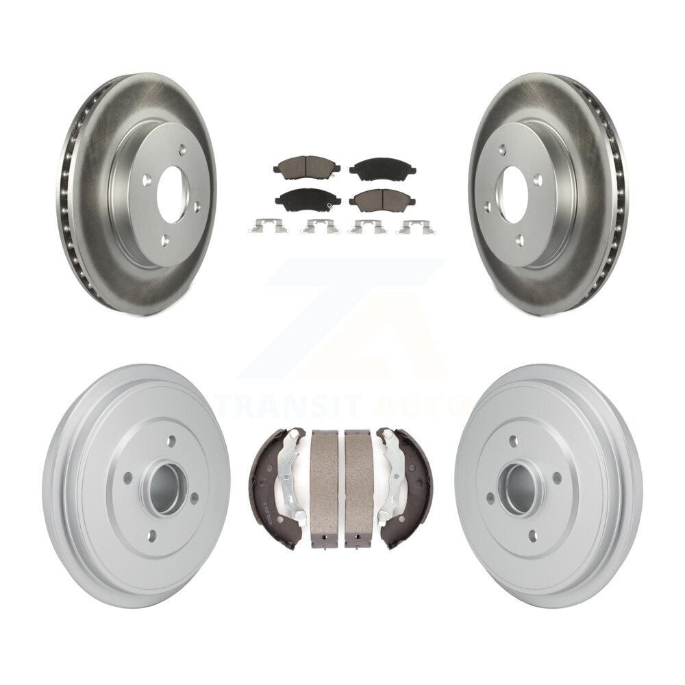 Transit Auto KGC-102862 Disc Brake Kit for 2012-2019 Nissan Micra, Nissan Versa, Nissan Versa Note - Front and Rear