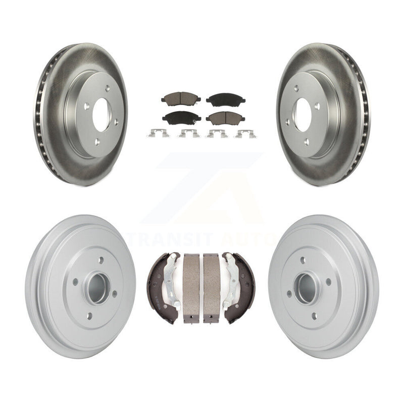Transit Auto KGC-102862 Disc Brake Kit for 2012-2019 Nissan Micra, Nissan Versa, Nissan Versa Note - Front and Rear