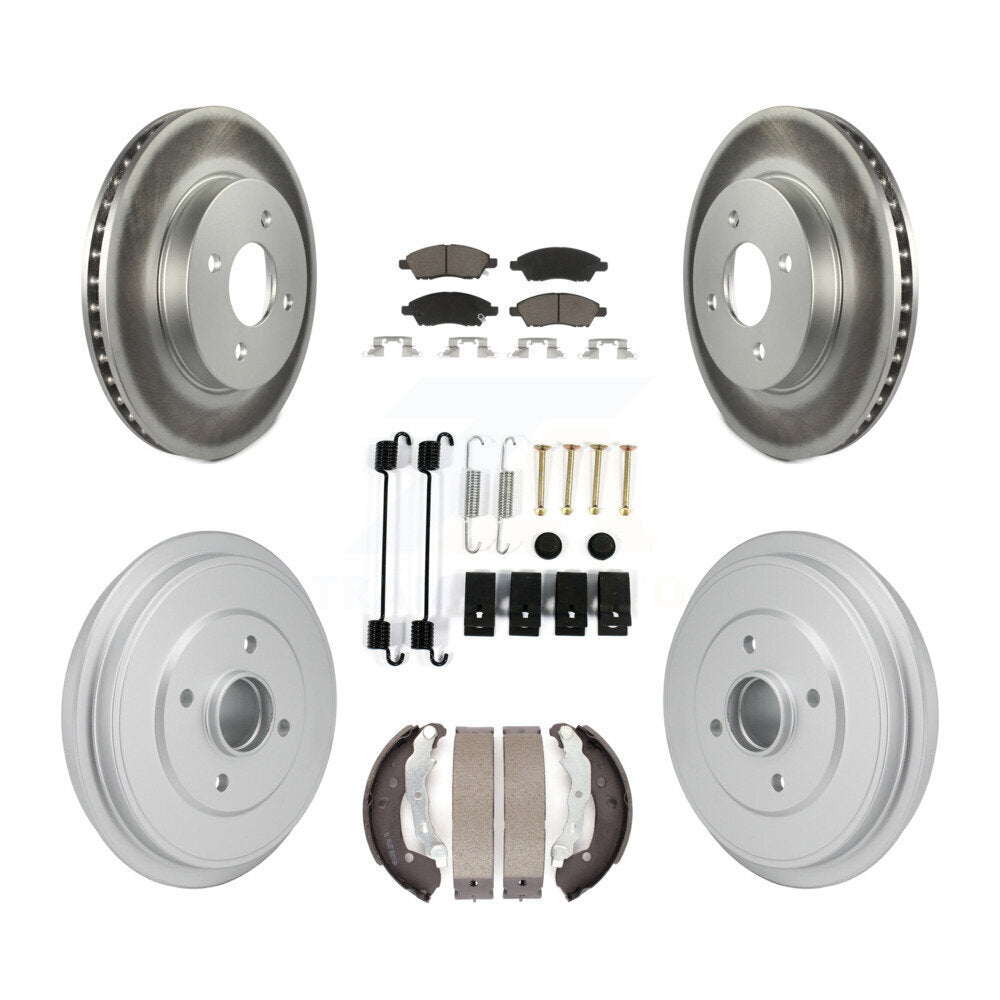 Transit Auto KGC-102874 Disc Brake Kit for 2012-2019 Nissan Micra, Nissan Versa, Nissan Versa Note - Front and Rear