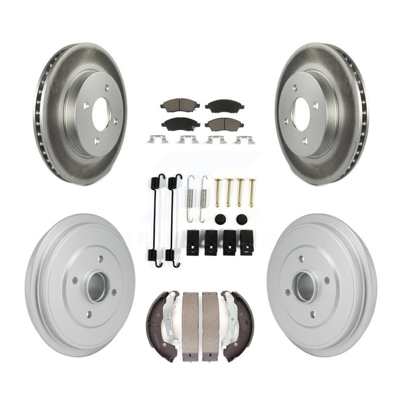 Transit Auto KGC-102874 Disc Brake Kit for 2012-2019 Nissan Micra, Nissan Versa, Nissan Versa Note - Front and Rear