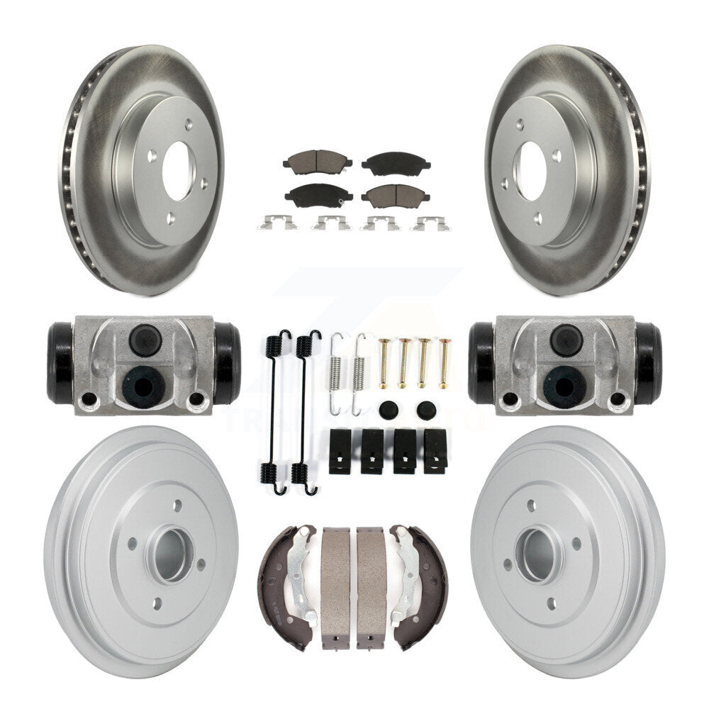 Transit Auto KGC-102893 Disc Brake Kit for 2012-2019 Nissan Micra, Nissan Versa, Nissan Versa Note - Front and Rear