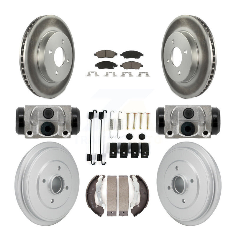 Transit Auto KGC-102893 Disc Brake Kit for 2012-2019 Nissan Micra, Nissan Versa, Nissan Versa Note - Front and Rear