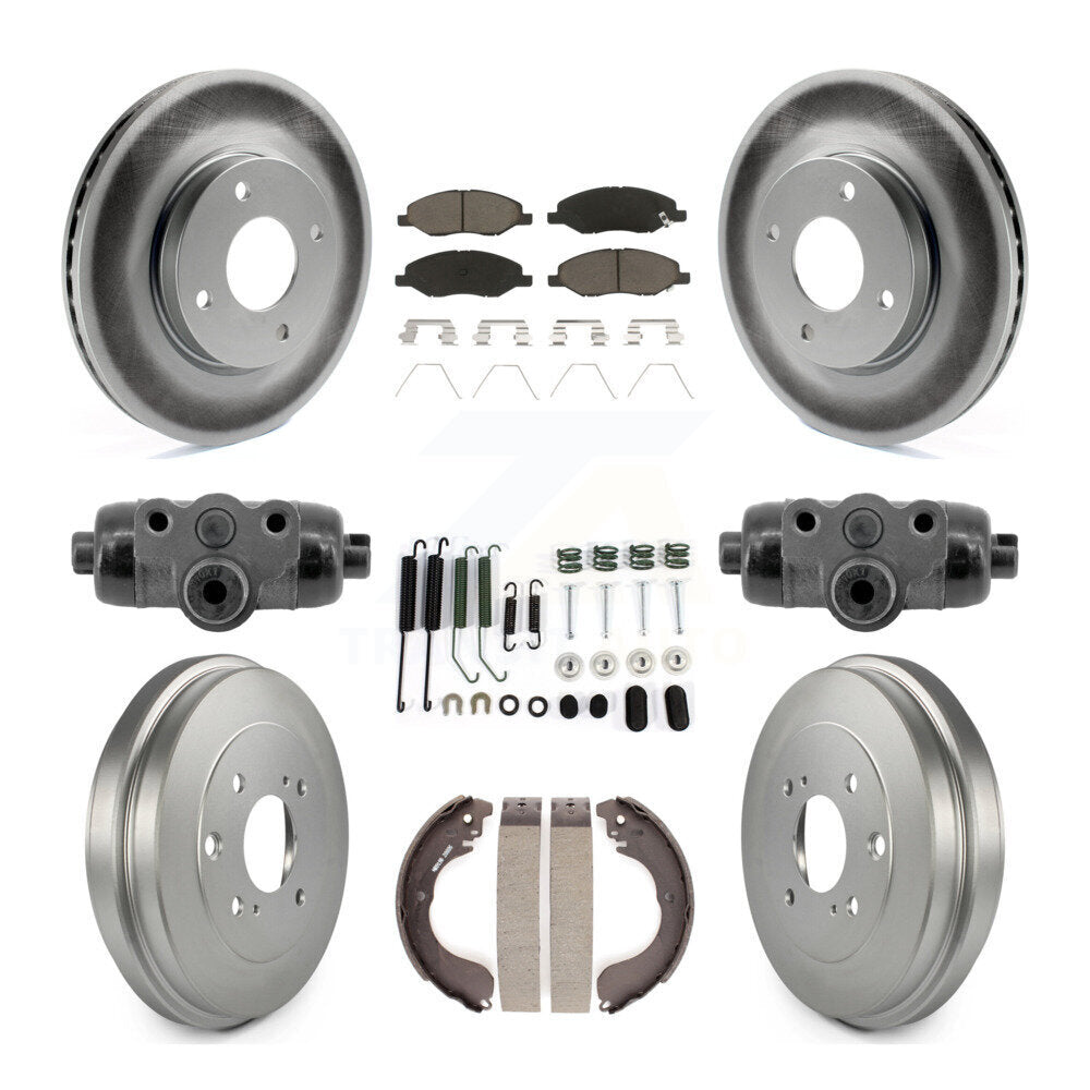 Transit Auto KGC-102894 Disc Brake Kit for 2008 Nissan Versa - Front and Rear