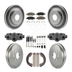 Transit Auto KGC-102894 Disc Brake Kit for 2008 Nissan Versa - Front and Rear