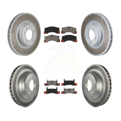 Transit Auto KGC-102895 Disc Brake Kit for 2011-2018 Porsche Cayenne, Volkswagen Touareg - Front and Rear