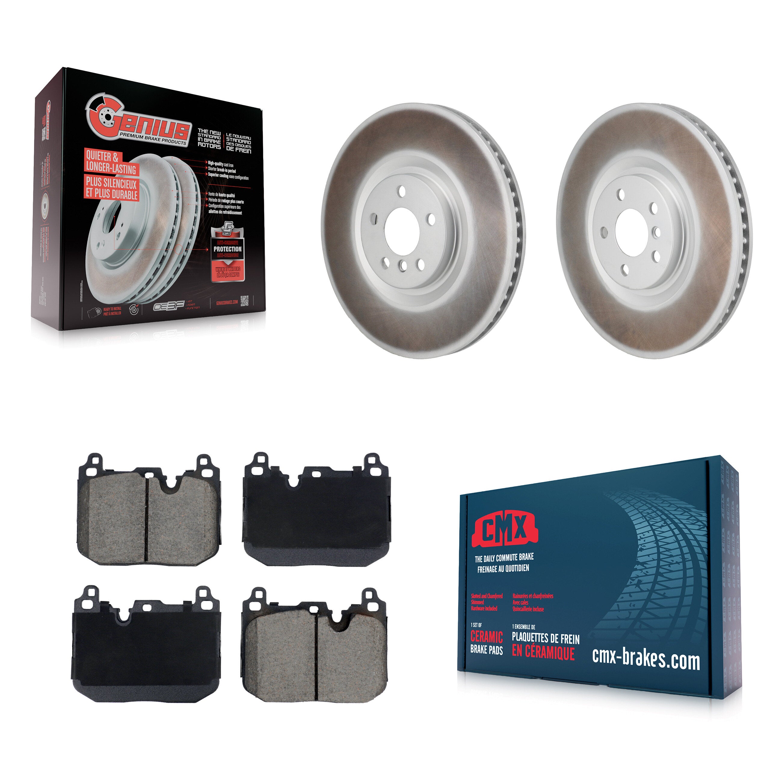 Transit Auto KGC-102899 Disc Brake Kit for 2019-2024 BMW M235i xDrive Gran Coupe, BMW 228i Gran Coupe and More - Front