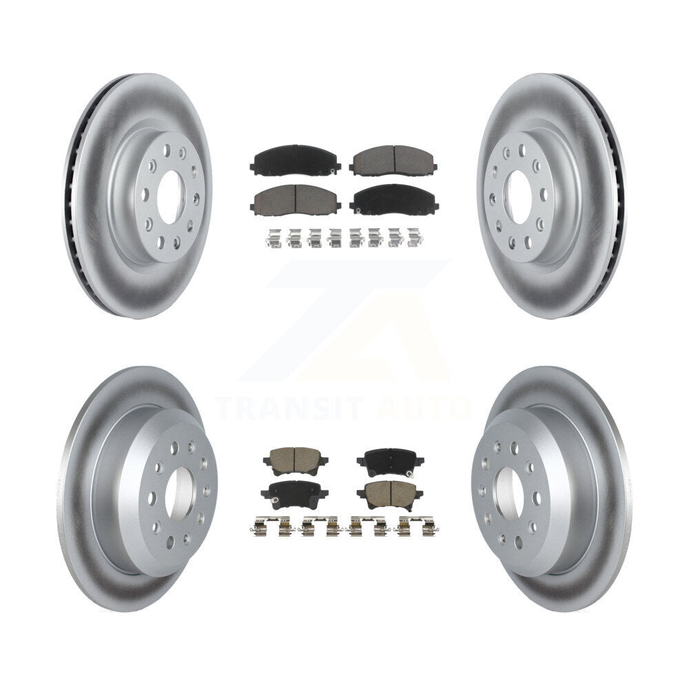 Transit Auto KGC-102904 Disc Brake Kit for 2021 Jeep Wrangler - Front and Rear