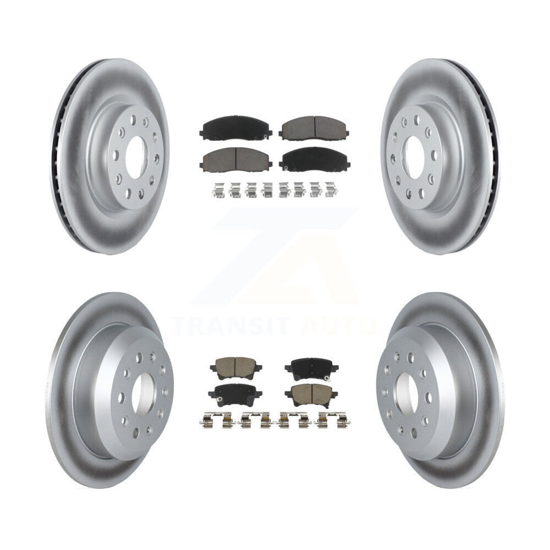 Transit Auto KGC-102904 Disc Brake Kit for 2021 Jeep Wrangler - Front and Rear