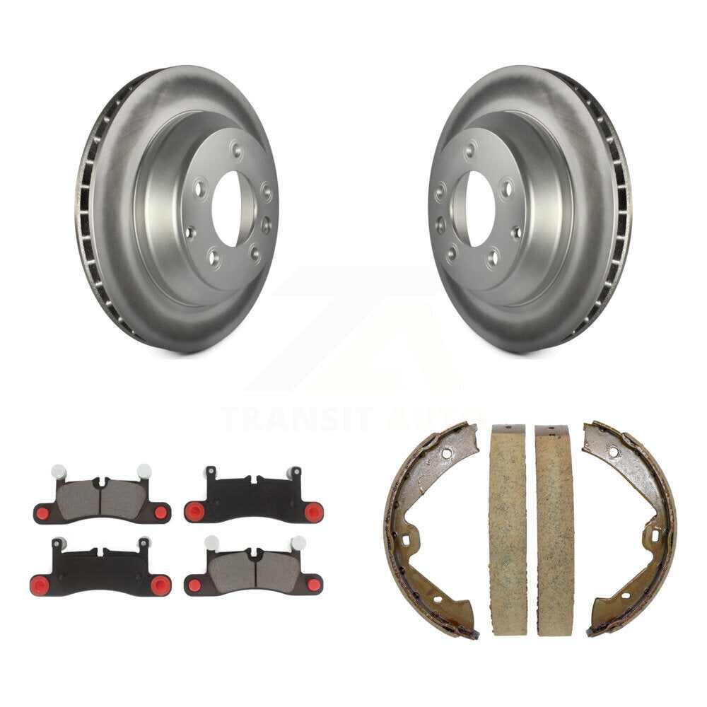 Transit Auto KGC-102918 Disc Brake Kit for 2011-2018 Porsche Cayenne, Volkswagen Touareg - Rear
