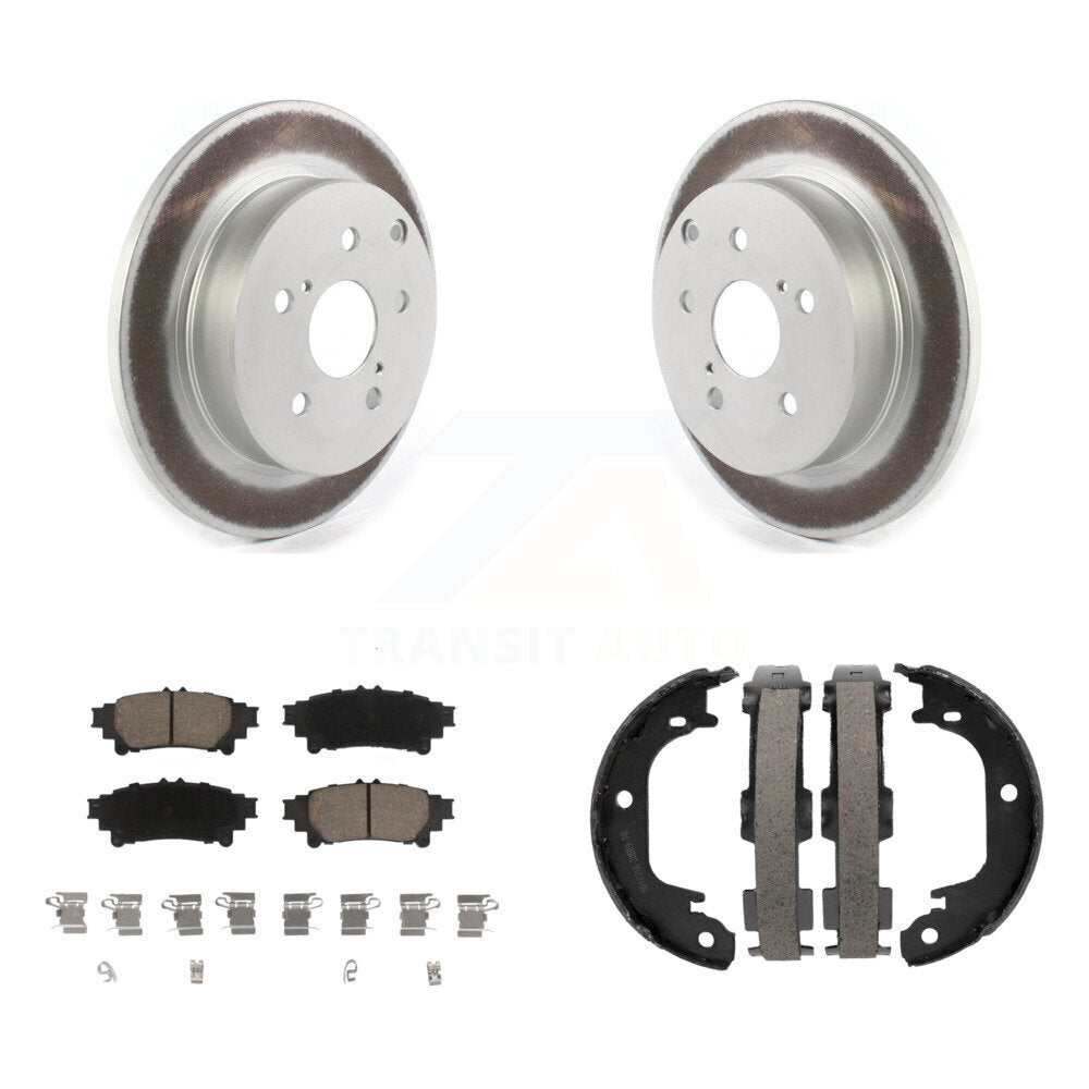 Transit Auto KGC-102939 Disc Brake Kit for 2012-2020 Toyota Mirai, Toyota Prius V - Rear