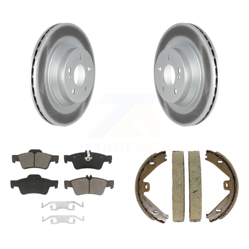 Transit Auto KGC-102952 Disc Brake Kit for 2010-2018 Mercedes-Benz CLS550, Mercedes-Benz E550 - Rear