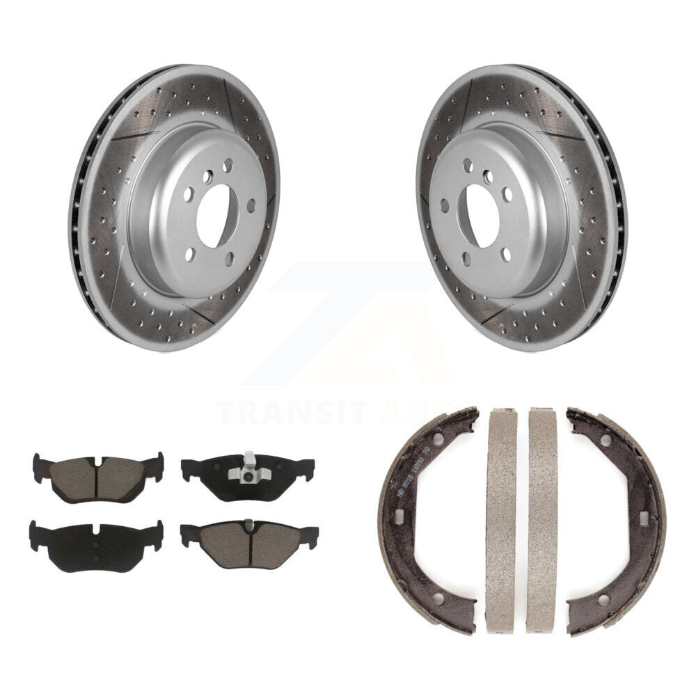 Transit Auto KGC-102979 Disc Brake Kit for 2013 BMW 328i xDrive - Rear