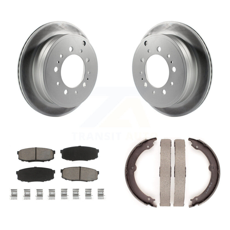 Transit Auto KGC-103007 Disc Brake Kit for 2007-2021 Lexus LX570, Toyota Land Cruiser and More - Rear