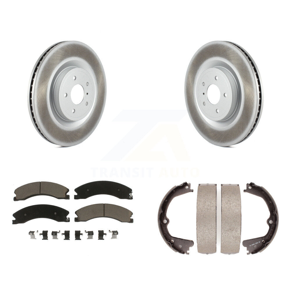 Transit Auto KGC-103043 Disc Brake Kit for 2012-2019 Nissan NV1500, Nissan NV2500, Nissan NV3500 - Rear