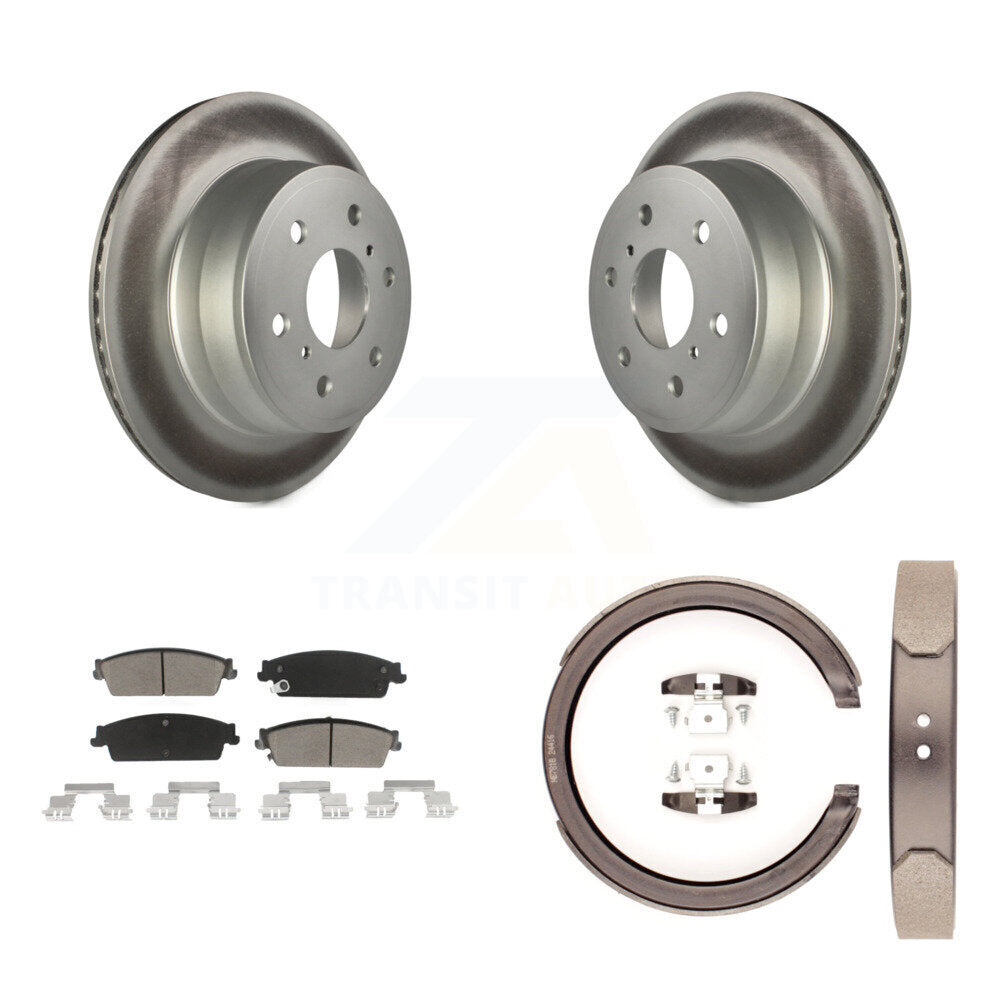 Transit Auto KGC-103058 Disc Brake Kit for 2007-2014 Chevrolet Silverado 1500, Cadillac Escalade and More - Rear