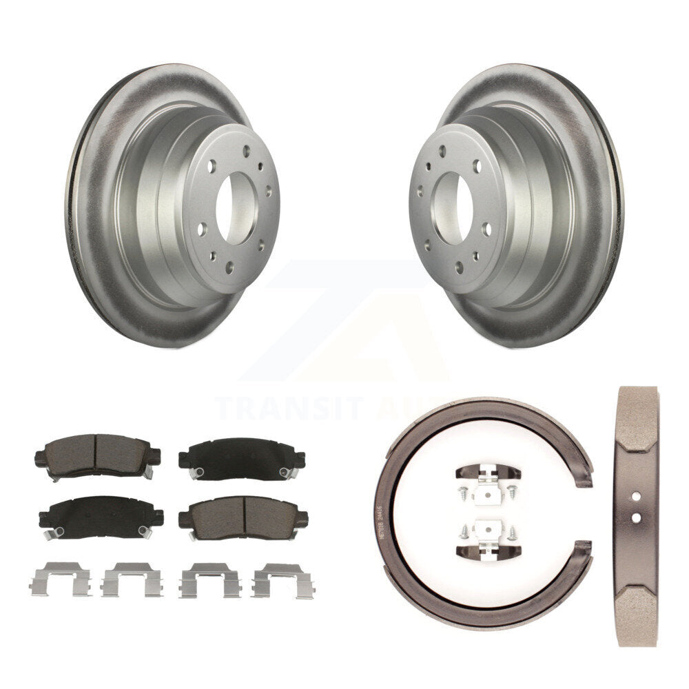 Transit Auto KGC-103059 Disc Brake Kit for 2002-2009 Saab 9-7x, Buick Rainier and More - Rear