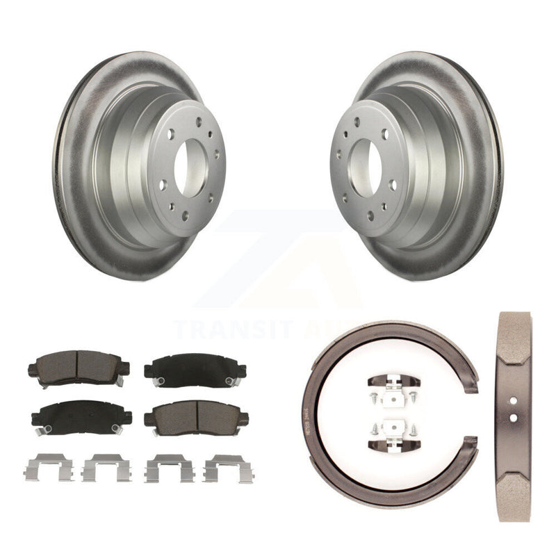 Transit Auto KGC-103059 Disc Brake Kit for 2002-2009 Saab 9-7x, Buick Rainier and More - Rear