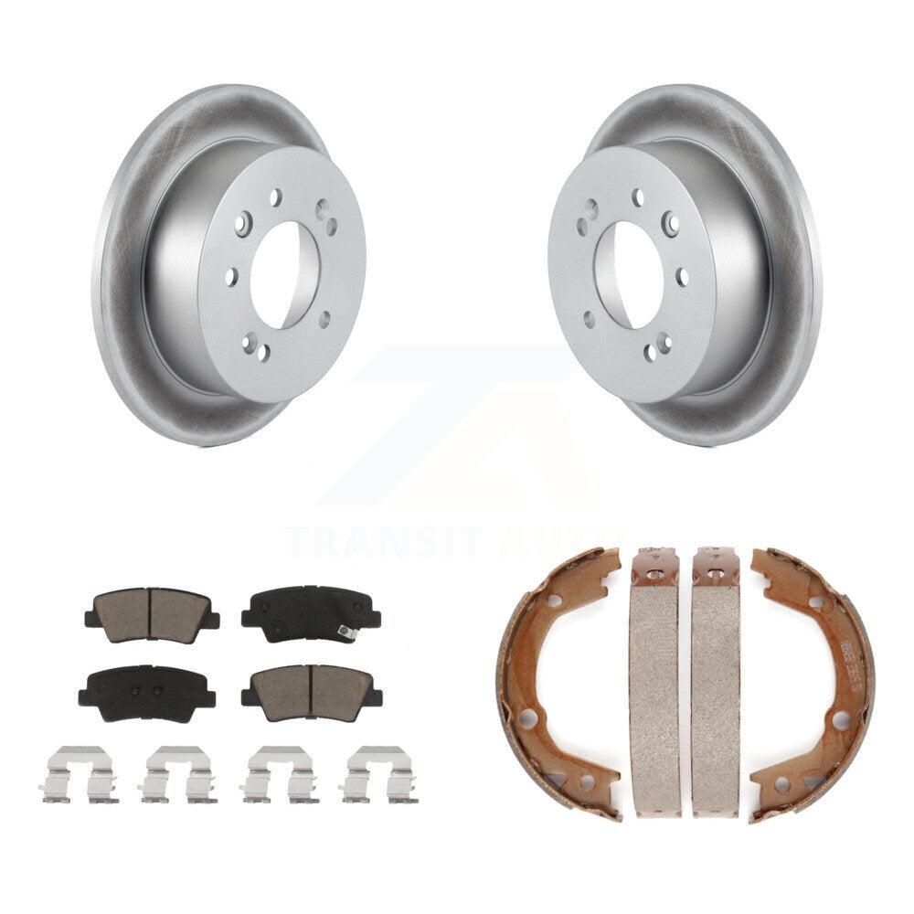 Transit Auto KGC-103077 Disc Brake Kit for 2010 Hyundai Elantra - Rear