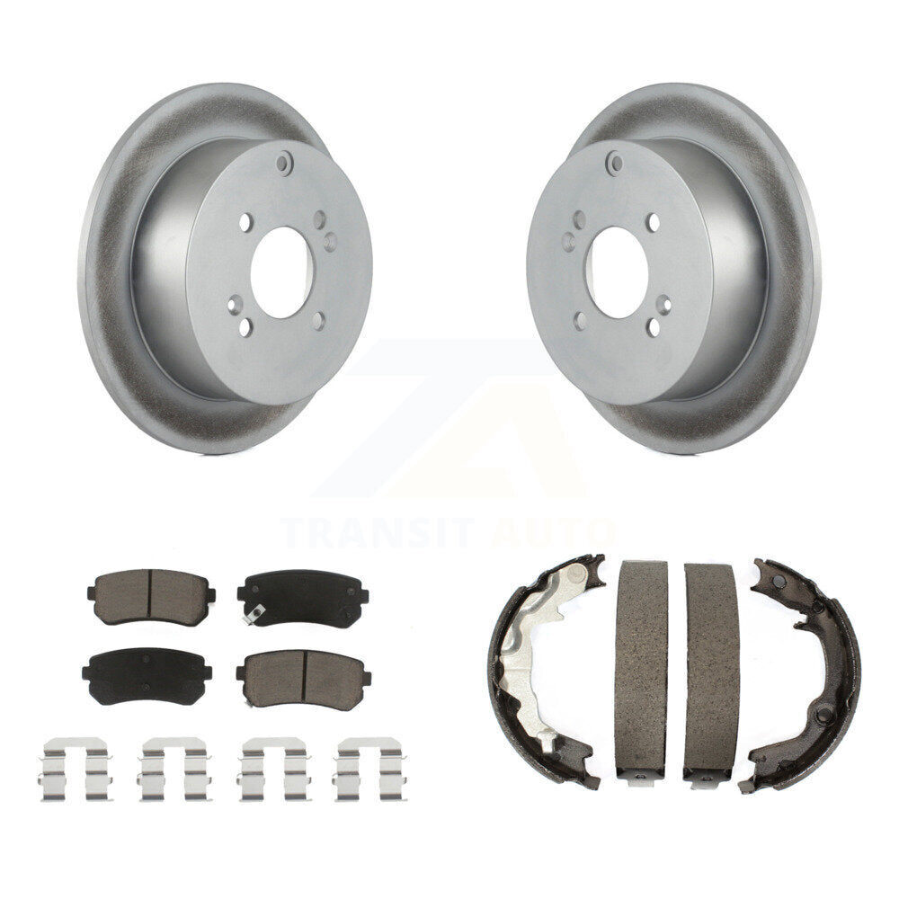 Transit Auto KGC-103086 Disc Brake Kit for 2006-2007 Hyundai Accent, Kia Rio, Kia Rio5 - Rear