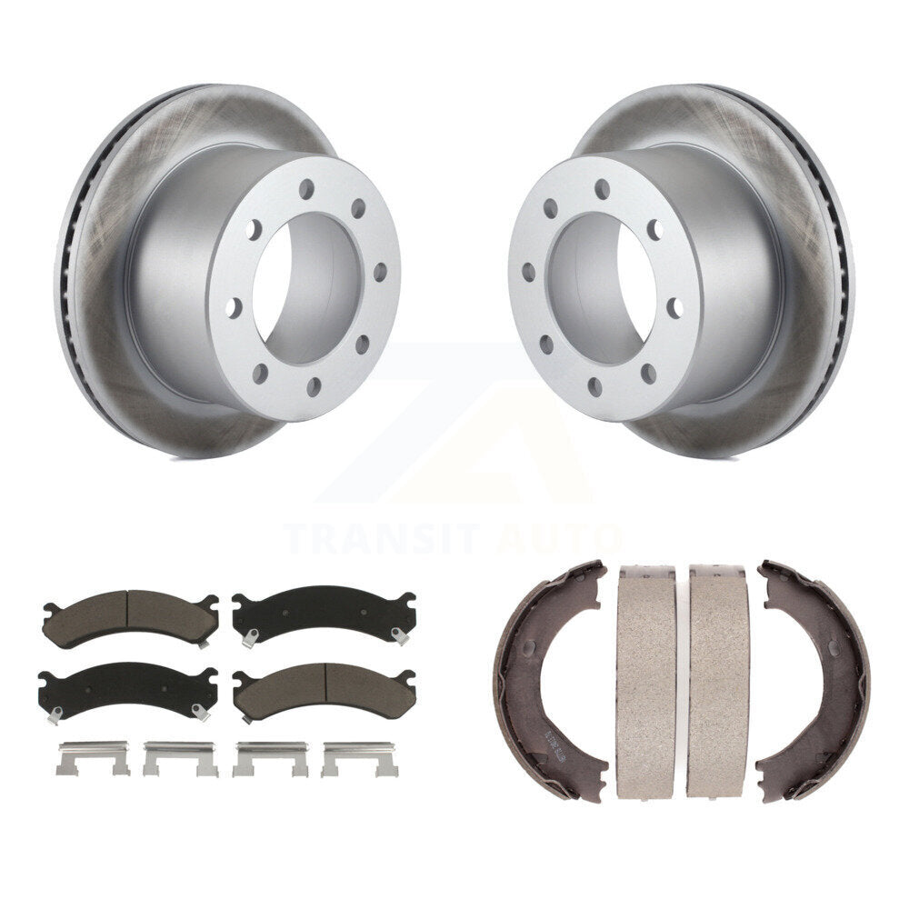 Transit Auto KGC-103089 Disc Brake Kit for 2001-2010 GMC Sierra 3500 HD, Chevrolet Silverado 3500 Classic and More - Rear