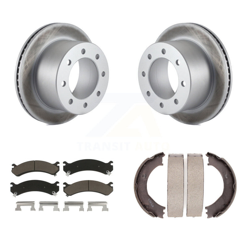 Transit Auto KGC-103089 Disc Brake Kit for 2001-2010 GMC Sierra 3500 HD, Chevrolet Silverado 3500 Classic and More - Rear