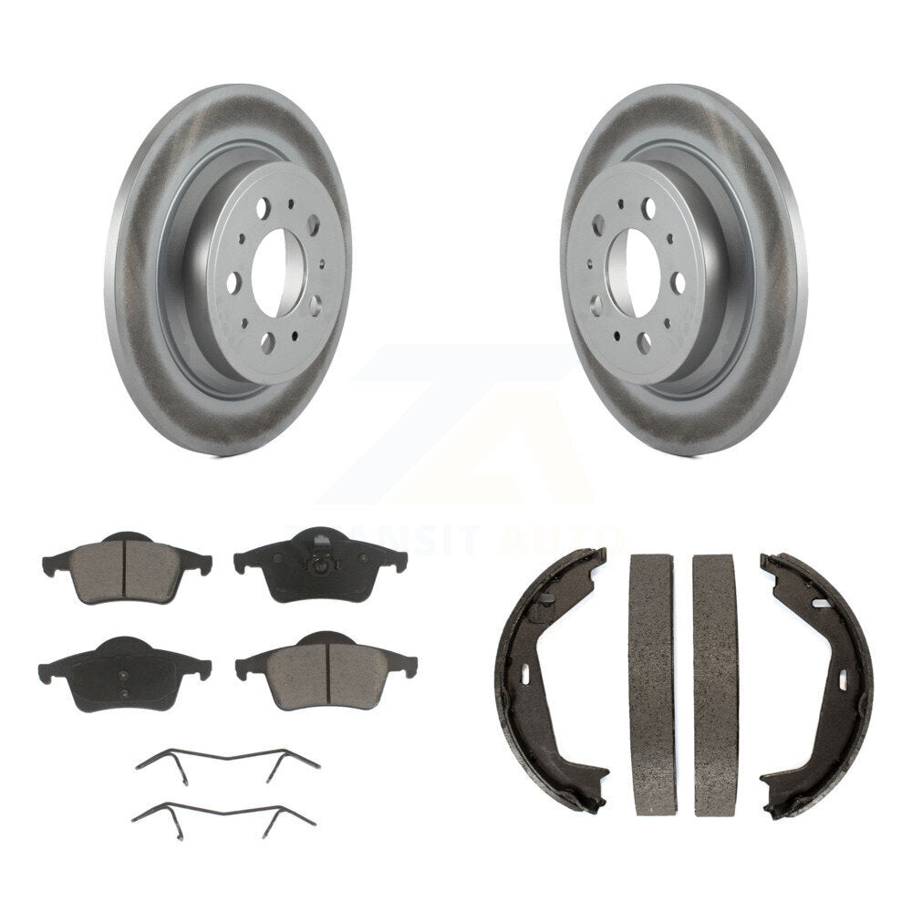 Transit Auto KGC-103128 Disc Brake Kit for 1999-2006 Volvo XC70, Volvo S80 - Rear