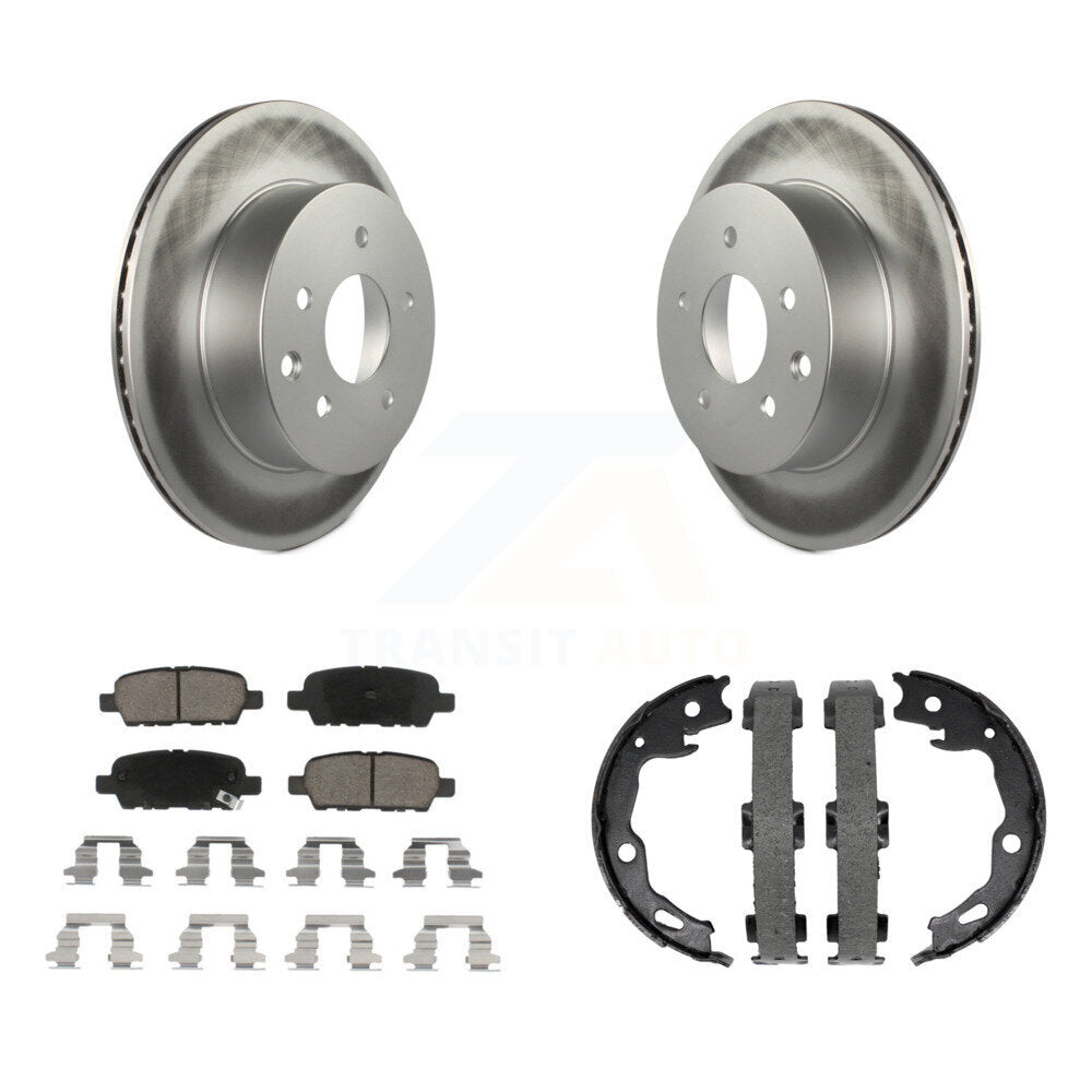 Transit Auto KGC-103143 Disc Brake Kit for 2014-2023 Nissan Rogue Sport, Nissan Rogue, Nissan Qashqai - Rear