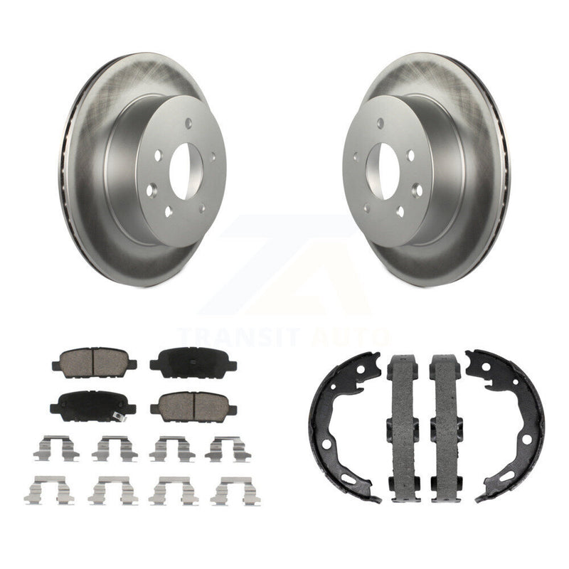 Transit Auto KGC-103143 Disc Brake Kit for 2014-2023 Nissan Rogue Sport, Nissan Rogue, Nissan Qashqai - Rear