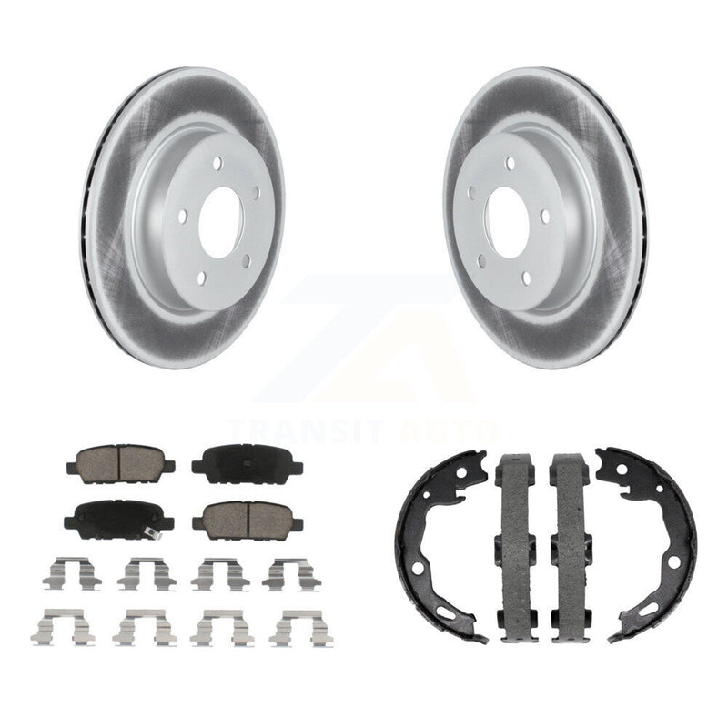Transit Auto KGC-103146 Disc Brake Kit for 2017-2019 Nissan Rogue Sport, Nissan Qashqai - Rear