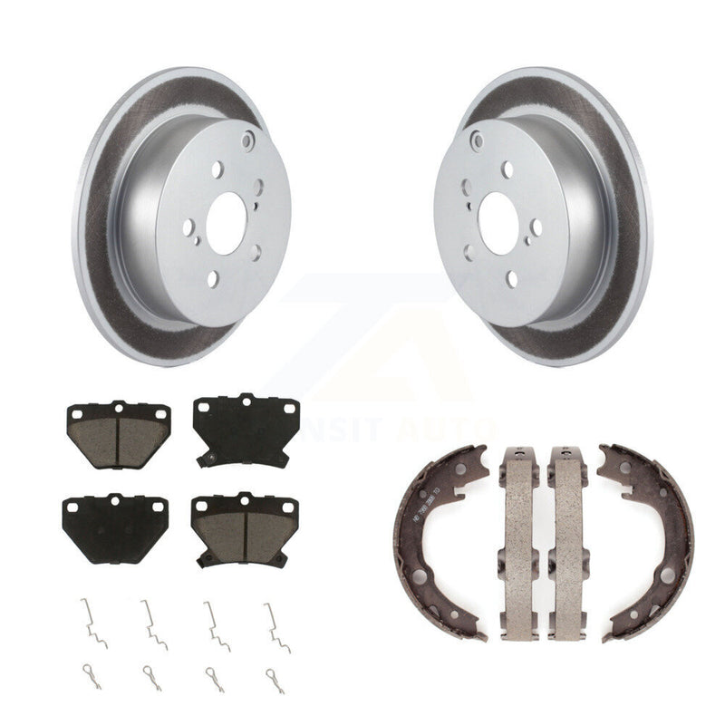 Transit Auto KGC-103167 Disc Brake Kit for 2000-2008 Pontiac Vibe, Toyota Corolla and More - Rear