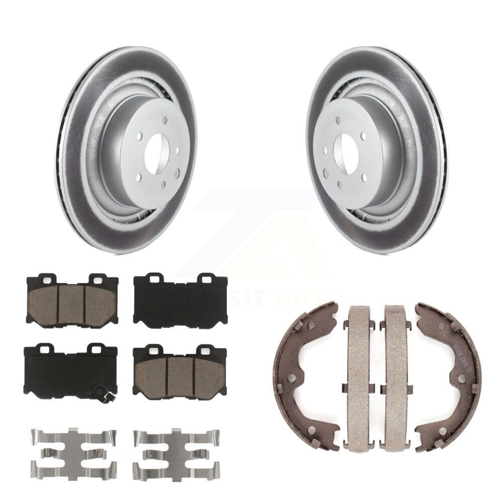 Transit Auto KGC-103170 Disc Brake Kit for 2009-2016 INFINITI Q60, INFINITI G37, Nissan 370Z - Rear