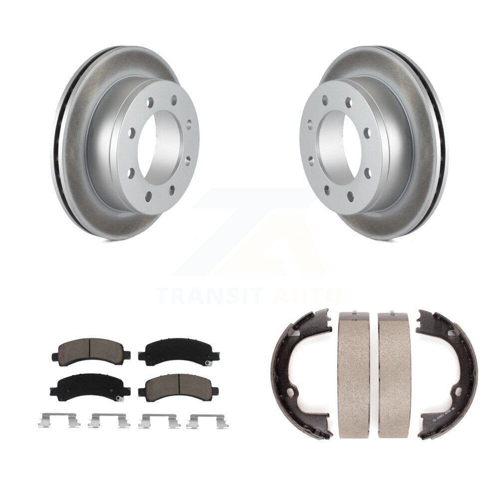 Transit Auto KGC-103180 Disc Brake Kit for 2008-2018 Chevrolet Express 2500, GMC Savana 2500 and More - Rear