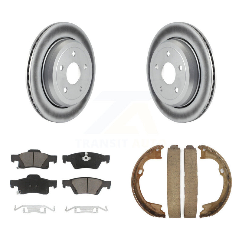 Transit Auto KGC-103247 Disc Brake Kit for 2011-2022 Jeep Grand Cherokee WK, Dodge Durango, Jeep Grand Cherokee - Rear