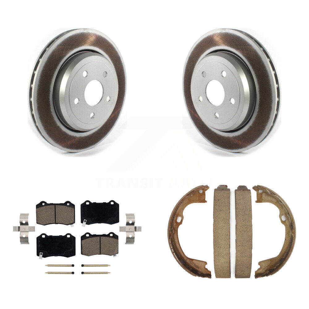 Transit Auto KGC-103248 Disc Brake Kit for 2012-2022 Dodge Durango, Jeep Grand Cherokee - Rear